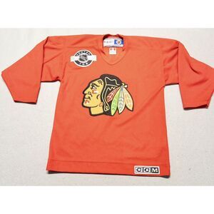 CCM NHL Center Ice Chicago Blackhawks Cam Ward Jersey‎ Youth Large